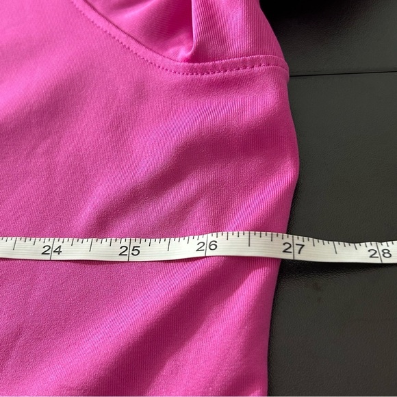 NIKE Dri-Fit Polo Men's Pink White Size XXL Golf Sporty - Picture 5 of 6